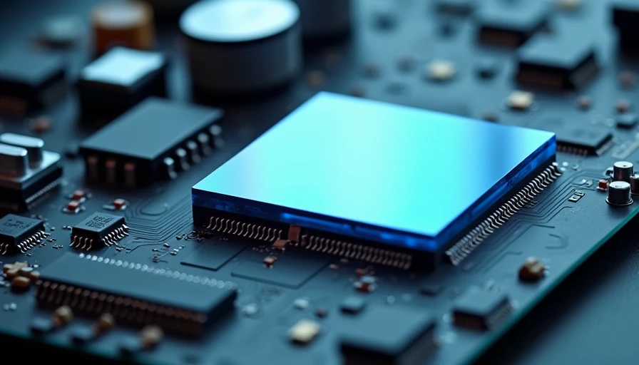 automotive semiconductor wafer and vehicle control unit in industrial setting