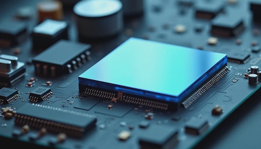 automotive semiconductor wafer and vehicle control unit in industrial setting