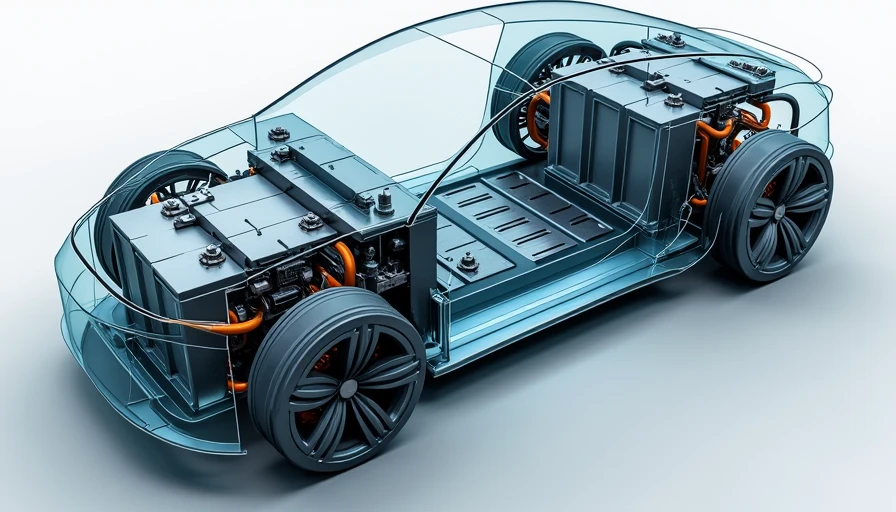 EV battery pack with thermal management system components