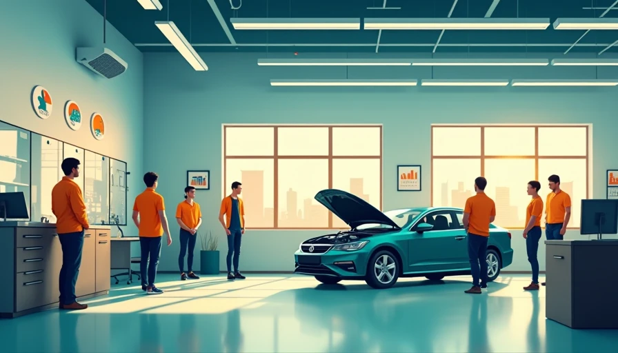 Visual context for automotive service technology