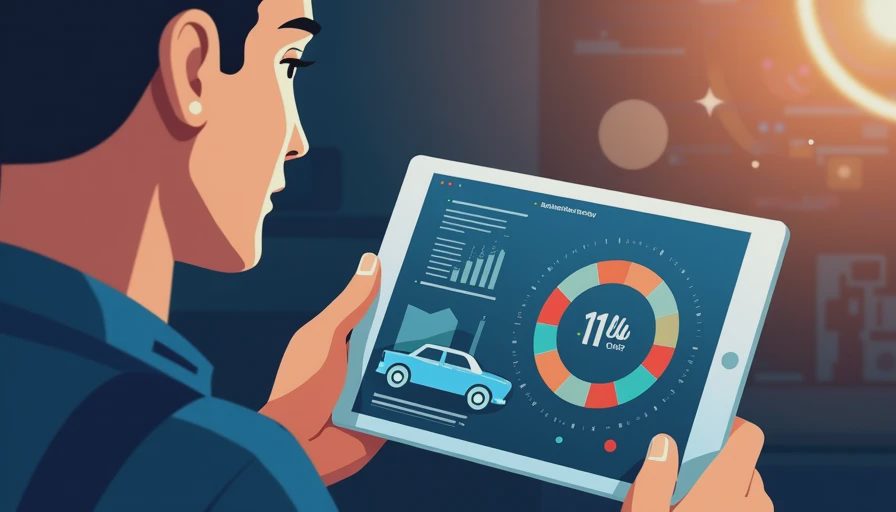 Illustration for vehicle maintenance software